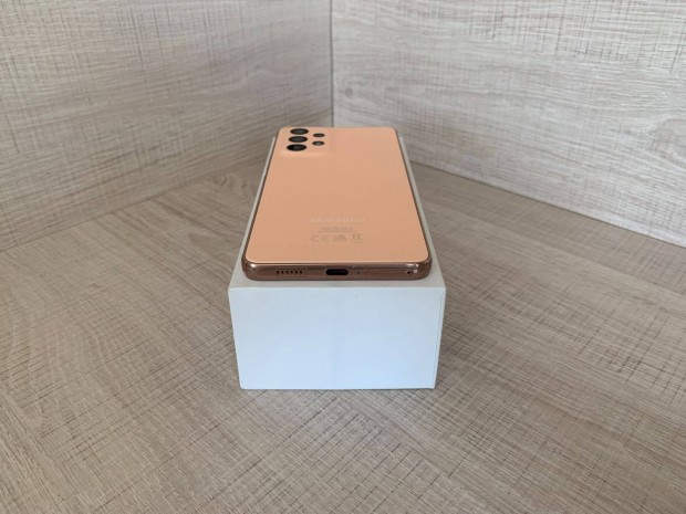 Samsung Galaxy A53, Peach, 128GB, Dual SIM, (szinte) Új, Garanciával!