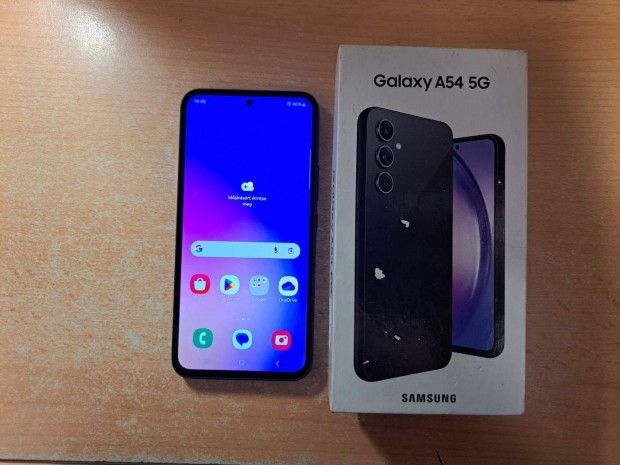 Samsung Galaxy A54 5G 8/128GB Dual Fggetlen jszer Fekete Garival !