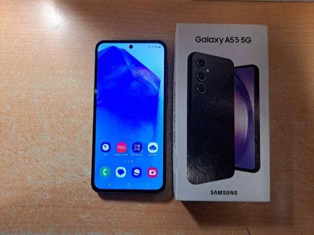 Samsung Galaxy A55 5G 8/256GB Dual Fggetlen jszer Kk Garancis !