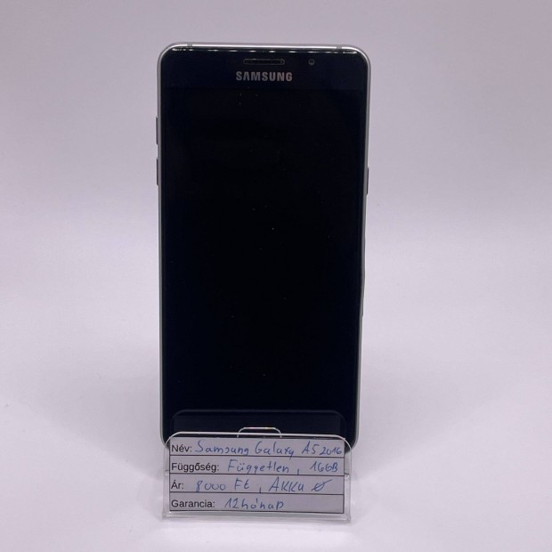 Samsung Galaxy A5 2016 16GB akku rossz! 12hnap garancia