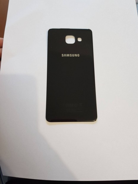 Samsung Galaxy A5 A510 2016 Fekete Akkufedel Hatlap Gyari Bontott