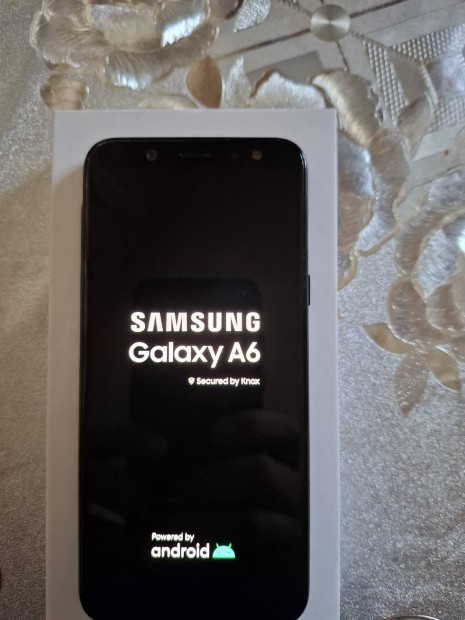 SamsungGalaxy A6 32GB Dual Sim krtyafggetlen fekete okostelefon