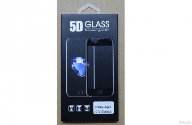 Samsung Galaxy A71 5D Glass kijelzvd (j)