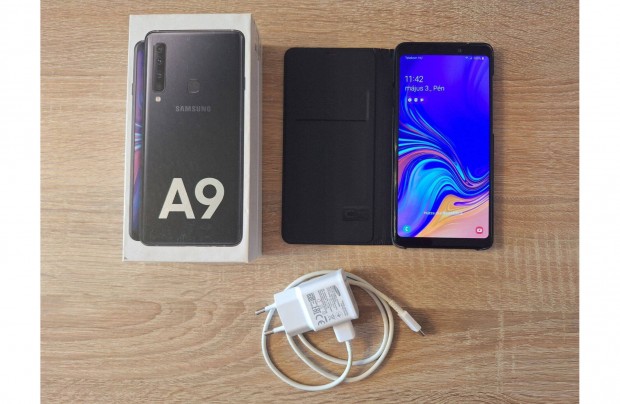 Samsung Galaxy A9 (2018) 128GB / 6GB RAM fggetlen okostelefon 2SIM +