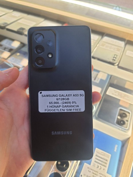 Samsung Galaxy A 53 5G 6/128 GB SIM Free 1 hónap garancia