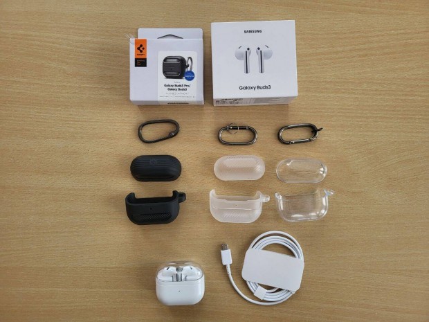 Samsung Galaxy Buds3 - jszer llapot, garancia + szmla, tokok