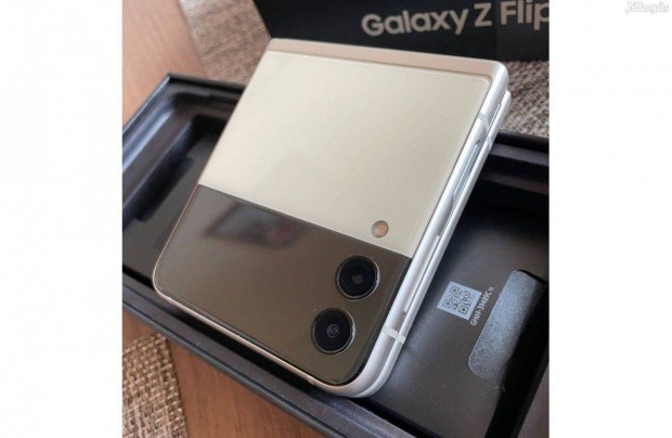 Samsung Galaxy Flip 3 256GB Cream - Vadonatj, 0 perces - Csere is leh