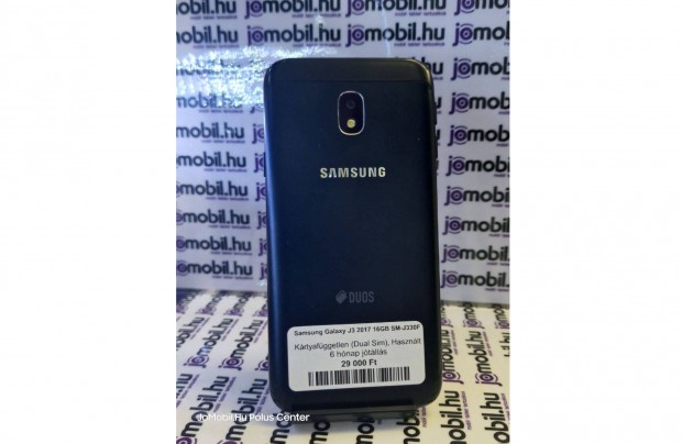 Samsung Galaxy J3 2017 SM-J330 16GB Fekete Fggetlen Jtllssal
