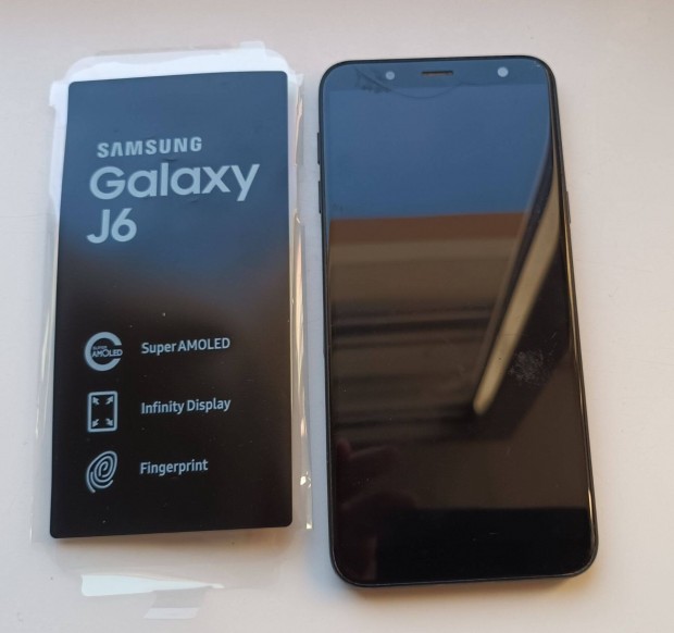 Samsung Galaxy J6 - kijelz tetejn trs