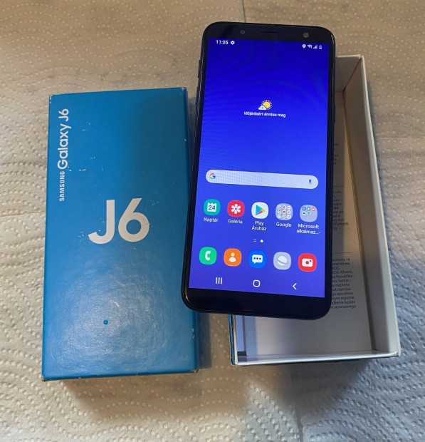 Samsung Galaxy J6 dobozaban