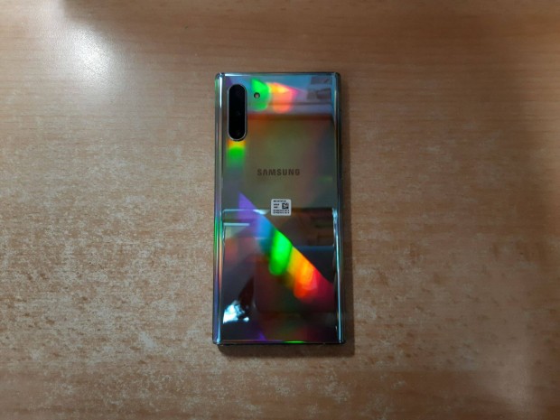 Samsung Galaxy Note 10 8/256GB Dual Fggetlen Silver Garis !