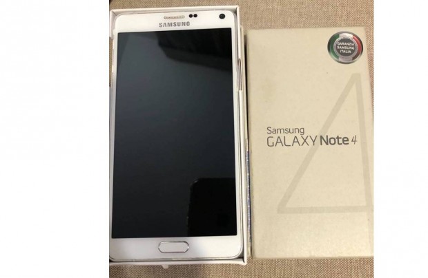 Samsung Galaxy Note 4 SM-N910F 32GB 4G Fehr Telefon tartozkokkal