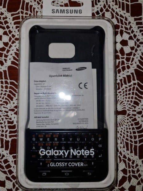 Samsung Galaxy Note 5 glassy keyboard cover