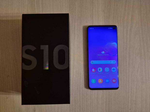 Samsung Galaxy S10 8/128GB Fggetlen Dual Fekete Garis !