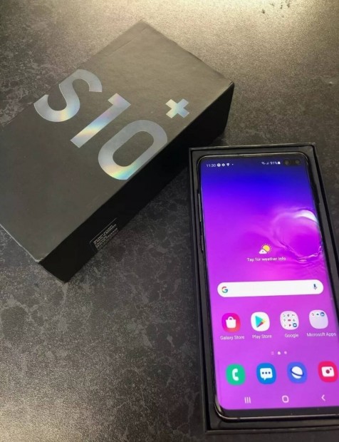 Samsung Galaxy S10+ Dual 8/128GB Fggetlen Okostelefon j llapotban