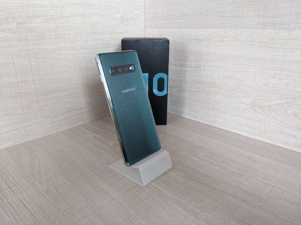 Samsung Galaxy S10, Green, 8/128 GB, Dual SIM, Újszerű (Gyönyörű)