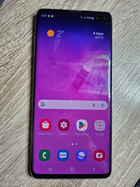 Samsung Galaxy S10+ S10 plus Dual Sim 8/128GB - fggetlen, dobozban