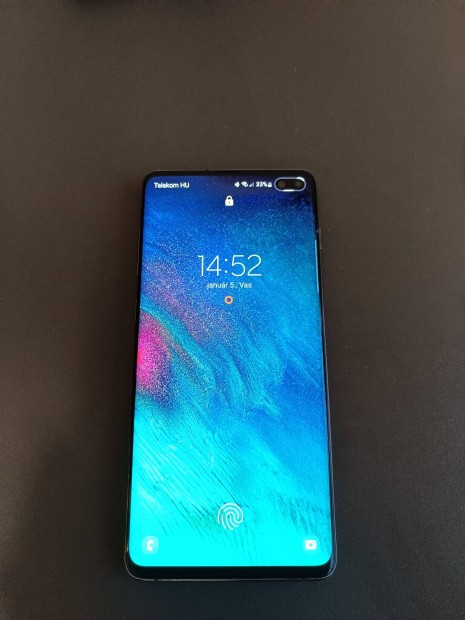 Samsung Galaxy S10+ duos 128GB,fekete,fggetlen,Qi tlt, elad 