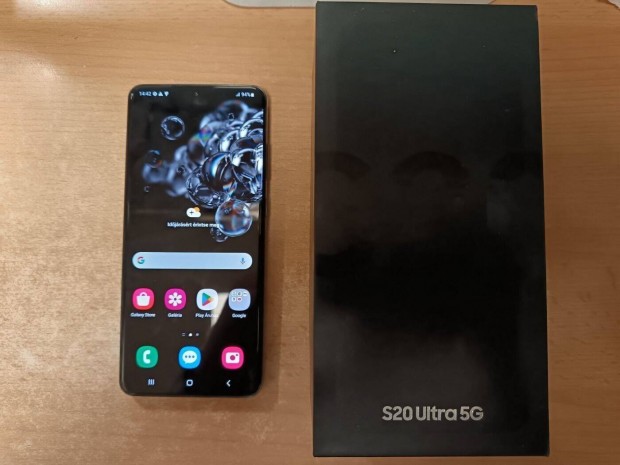 Samsung Galaxy S20 Ultra 5G Dual Független Fekete Garis !