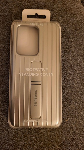Samsung Galaxy S20 Ultra Protective Standing tok, ezst