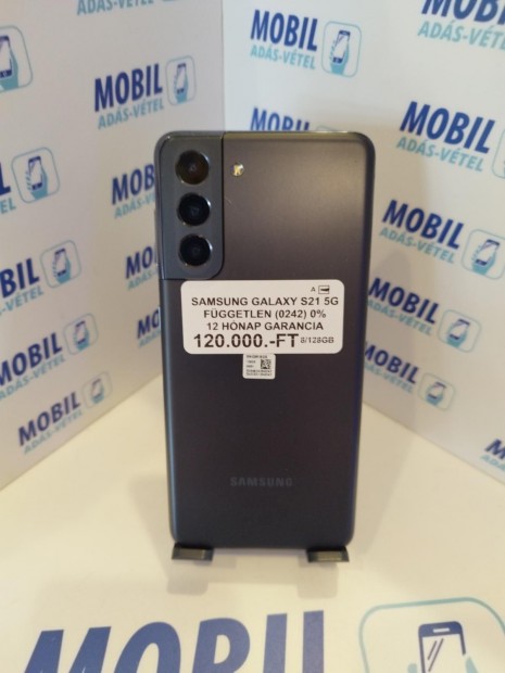 Samsung Galaxy S21 5G Dual Sim 128 GB 8 GB Ram, 12 h garancia