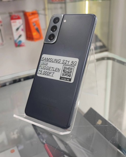 Samsung Galaxy S21 5G - 128GB-Fggetlen + 2DB ajndk tok