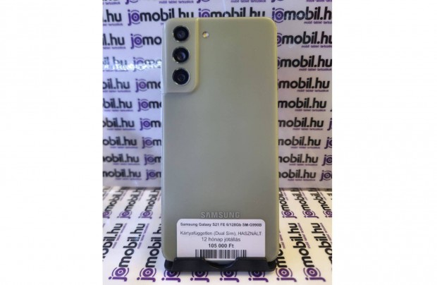 Samsung Galaxy S21 FE SM-G990 128GB Zld Fggetlen Jtllssal