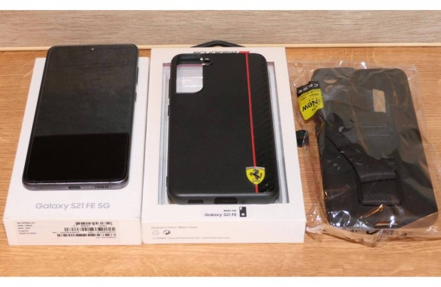 Samsung Galaxy S21 FE + tokok + ajndk tlt vagy Qi tlt