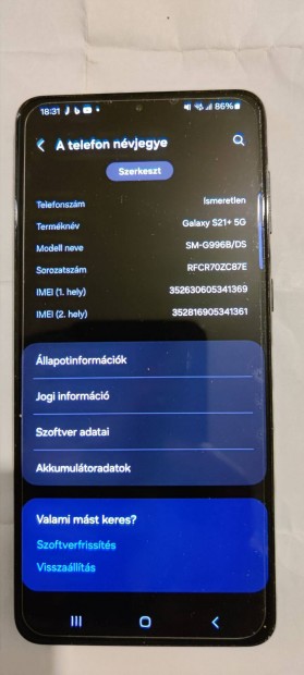 Samsung Galaxy S21 Plus 5G 8/128GB