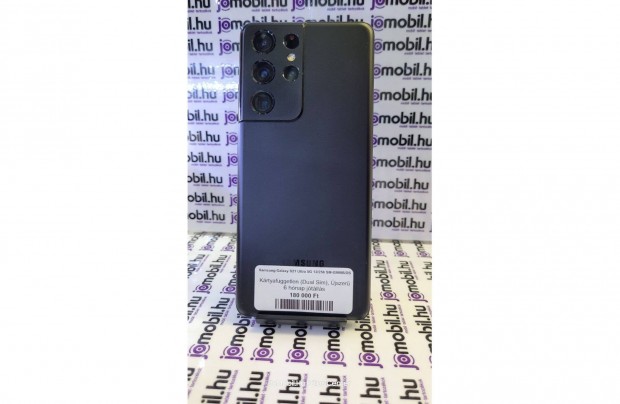 Samsung Galaxy S21 Ultra 12/256GB Fekete Fggetlen Jtllssal