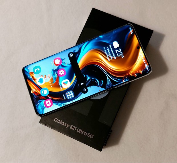 Samsung Galaxy S21 Ultra 5G / 8 hnap Euronics garancia!! Makultlan!!