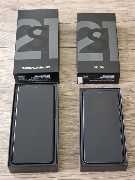 Samsung Galaxy S21 és S21 Ultra szép állapotban eladó