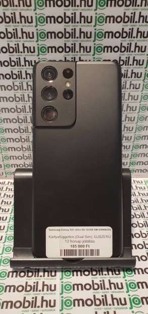 Samsung Galaxy S21 ultra 5G 256GB fekete megkmlt llapotban