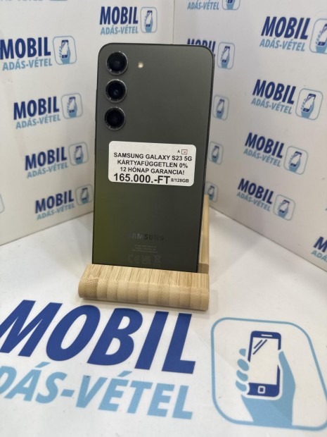 Samsung Galaxy S23 K�rtyaf�ggetlen 128 GB, 12 h� garancia