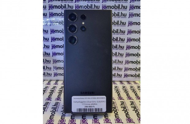 Samsung Galaxy S23 Ultra 8/256GB Fekete Fggetlen Jtllssal