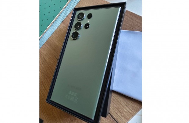 Samsung Galaxy S23 Ultra Green - j llapot, karcmentes - Csere is leh