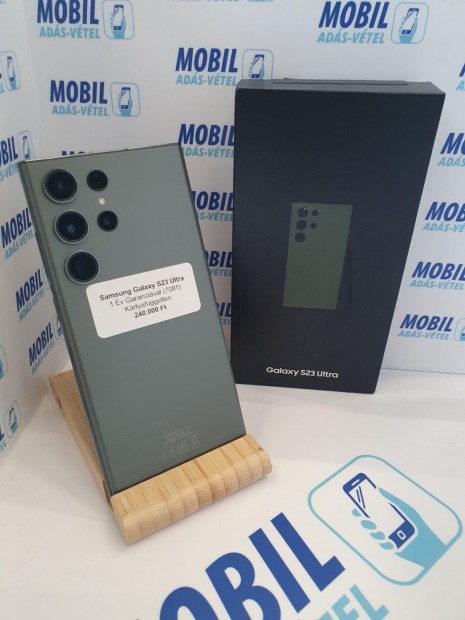 Samsung Galaxy S23 Ultra Kártyafüggetlen 256 GB, 12 hó garancia
