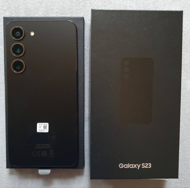 Samsung Galaxy S23 s S23+ DS Fekete, fggetlen, 8/256GB 2024.01.28.-i
