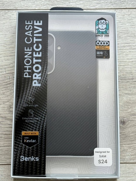 Samsung Galaxy S24 Benks Magclap Armorair tok Kevlar 600D telelefontok