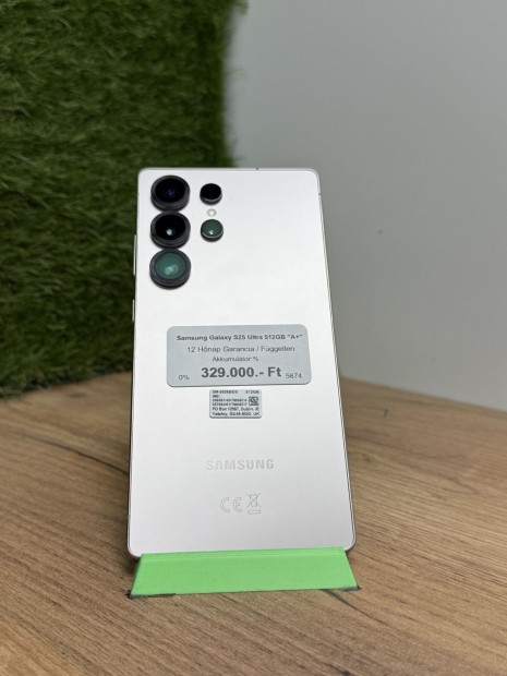 Samsung Galaxy S25 Ultra K�rtyaf�ggetlen 512 GB, 12 h� garancia