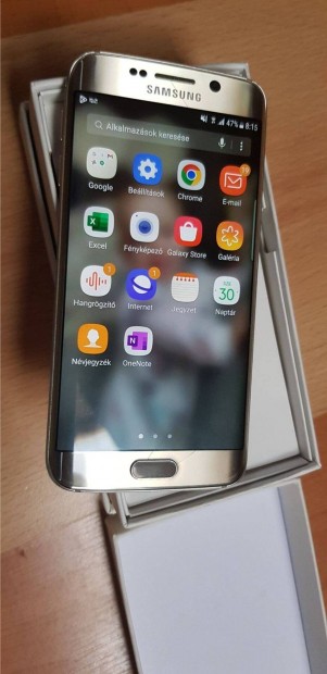 Samsung Galaxy S6 32GB arany dobozban