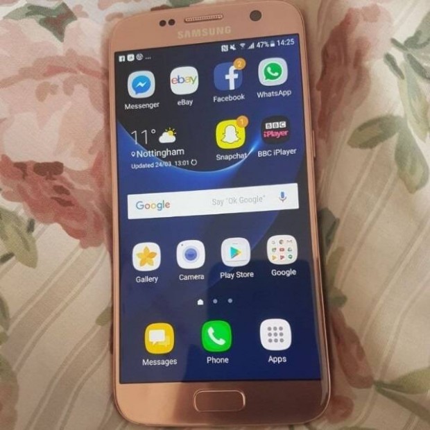 Samsung Galaxy S7 Gold mobiltelefon 