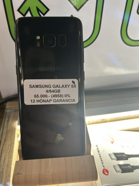 Samsung Galaxy S8 Dual Sim, 12 h garancia