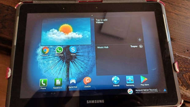 Samsung Galaxy Tab2 10.1 hibs kijelzvel