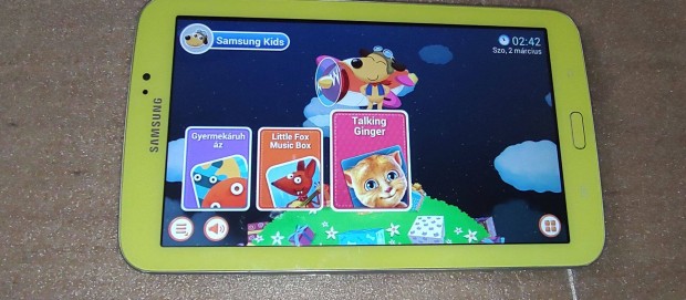 Samsung Galaxy Tab 3 Kids SM-T2105, 7"-os 8GB gyerek verziós tablet