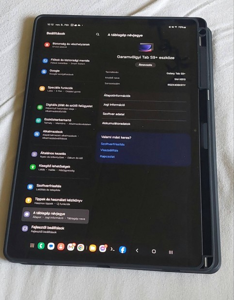 Samsung Galaxy Tab S9+ wifi 256gb