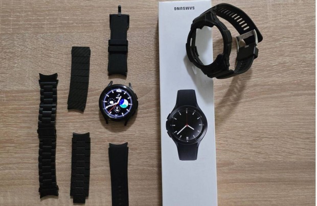 Samsung Galaxy Watch4 Classic, Lte, 46mm, fekete