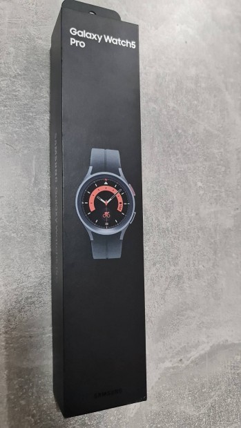 Samsung Galaxy Watch5 Pro Okosra, 45 mm, BT, Fekete j llapotban! 