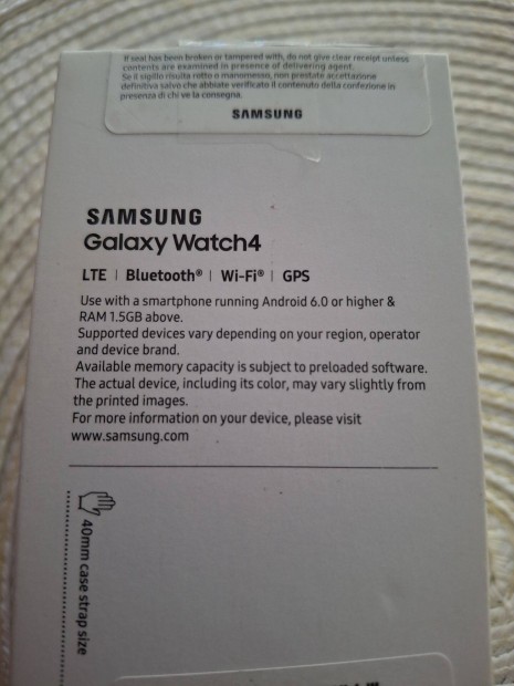 Samsung Galaxy Watch 4 LTE (e-sim) elad vagy csere iwatch-ra