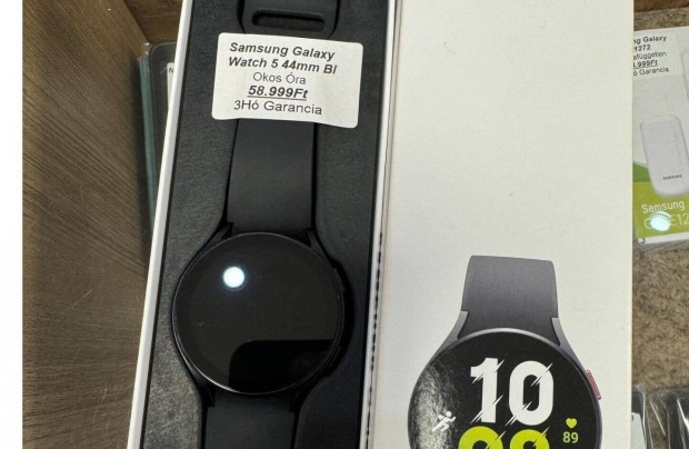 Samsung Galaxy Watch 5 44MM Bl Classic Okos ra 3H Garancia